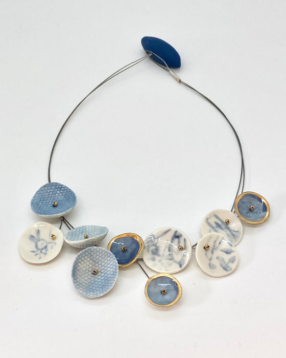 Collana in porcellana a cavetto "Volare"