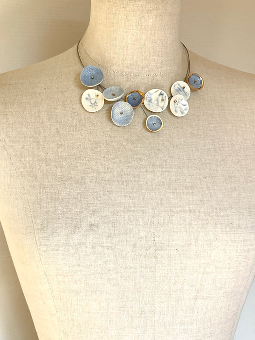 Collana in porcellana a cavetto "Volare"