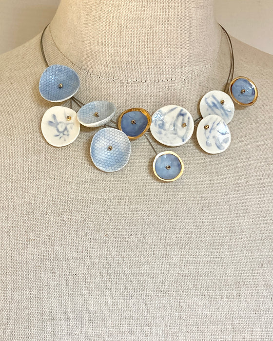 Collana in porcellana a cavetto "Volare"