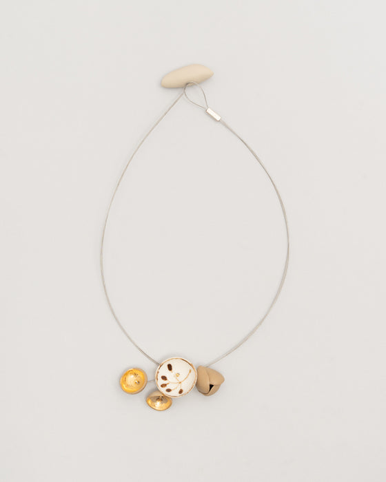 Collana in porcellana a cavetto "Rametto"