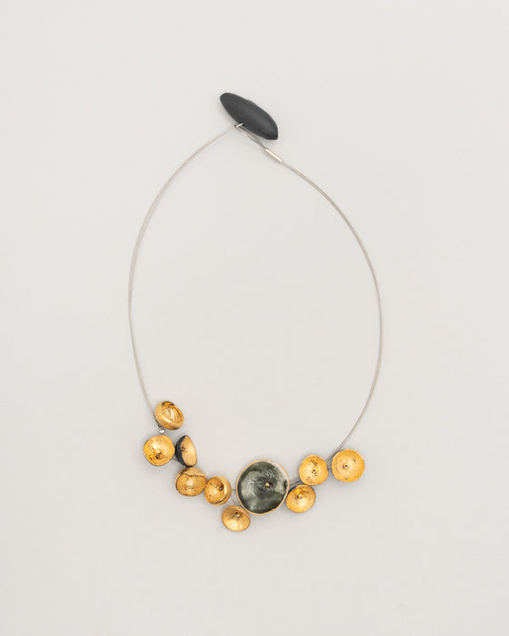 Collana in porcellana a cavetto "Luce"