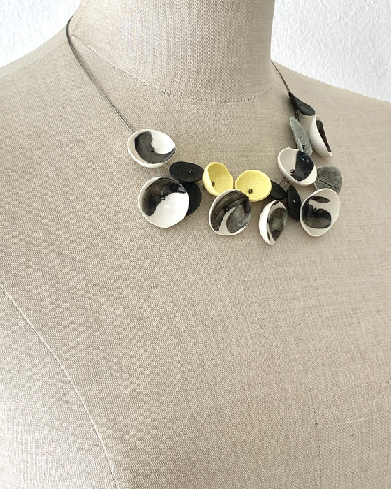 Collana in porcellana a cavetto "Agata"