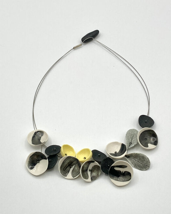 Collana in porcellana a cavetto "Agata"