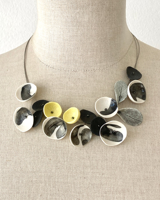 Collana in porcellana a cavetto "Agata"